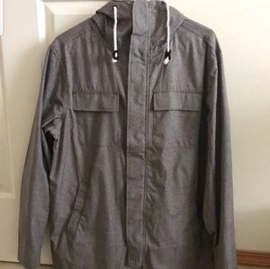 Active Heather Gray windbreaker